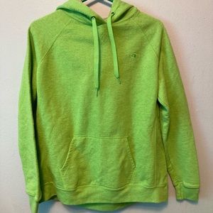 Green champion hoodie